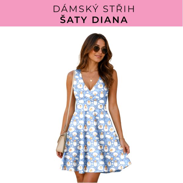 Dámský střih - šaty Diana
