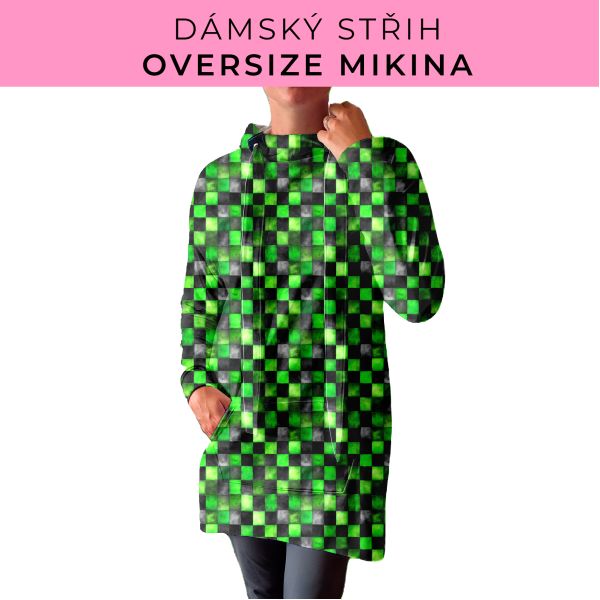 DÁMSKÝ střih - Oversize mikina