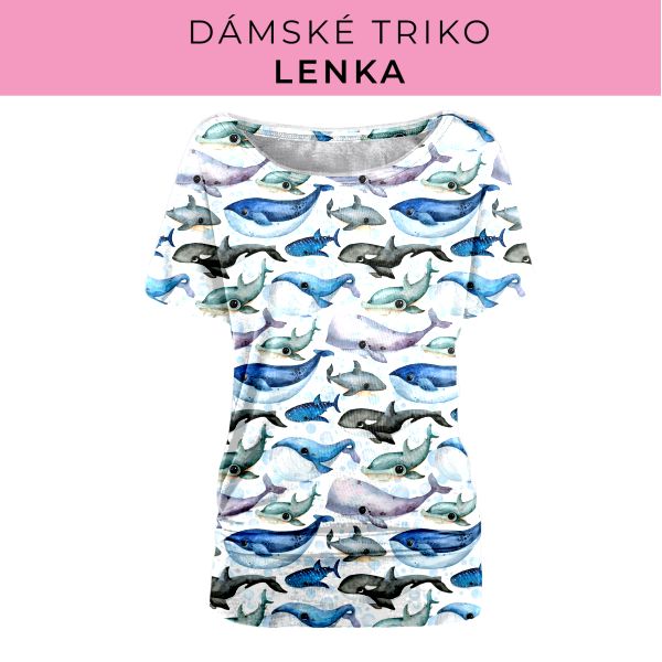 DÁMSKÝ střih - Triko Lenka