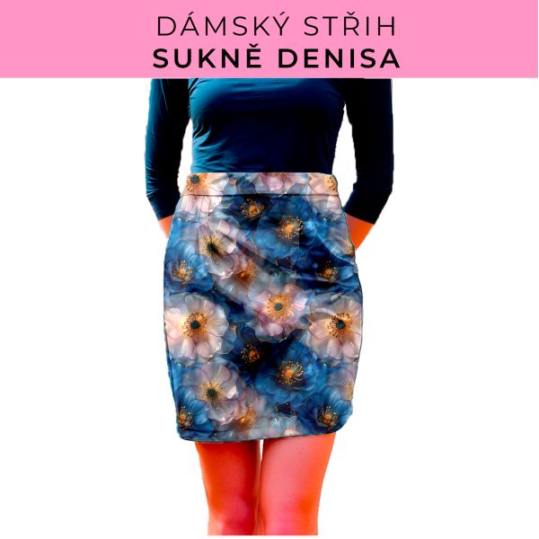 Dámský střih - Dámská sukně Denisa