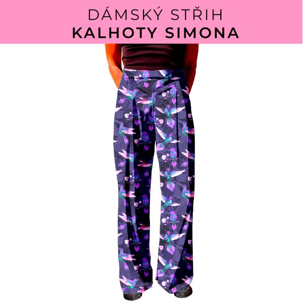 Dámský střih - kalhoty Simona