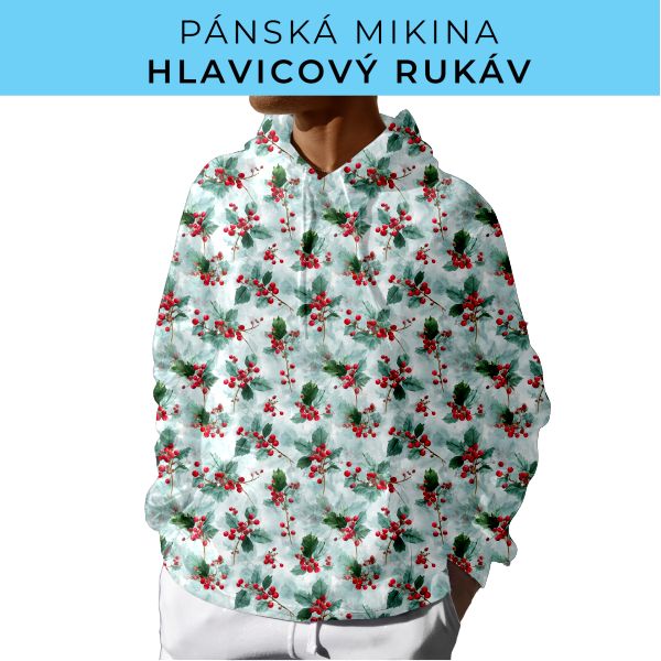 PÁNSKÝ střih - mikina s kapucí