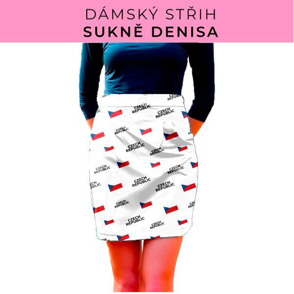 Dámský střih - Dámská sukně Denisa