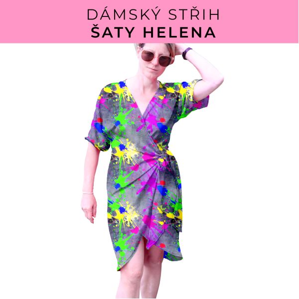 Dámský střih na šaty  Helena