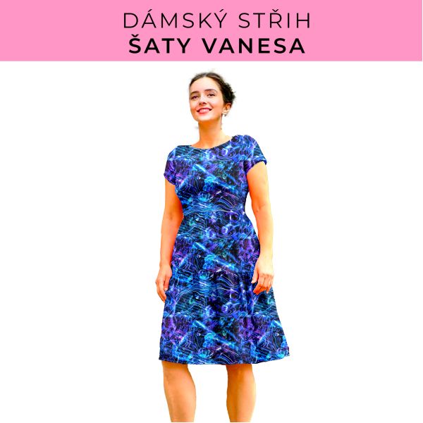 Dámský střih šaty Vanesa