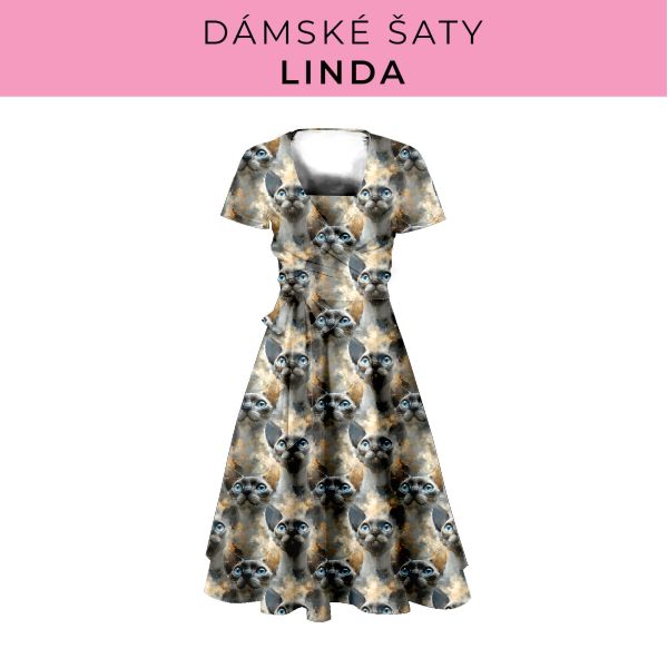 DÁMSKÝ střih - šaty Linda