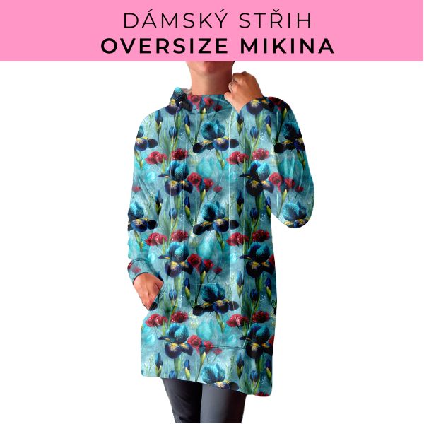DÁMSKÝ střih - Oversize mikina