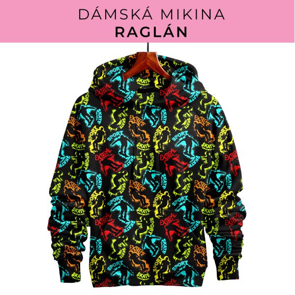 DÁMSKÝ střih - mikina raglán