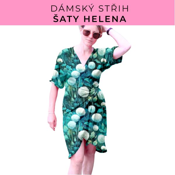Dámský střih na šaty  Helena