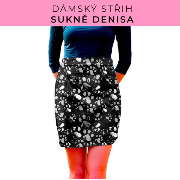 Dámský střih - Dámská sukně Denisa