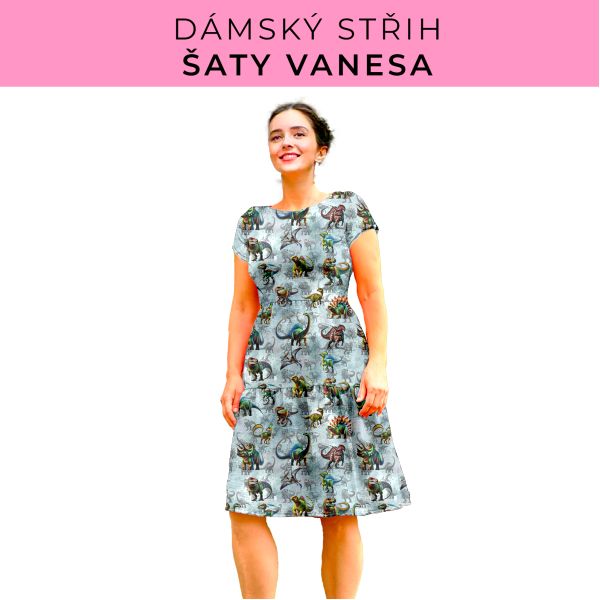 Dámský střih šaty Vanesa