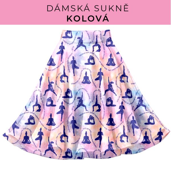 DÁMSKÝ střih - Kolová sukně