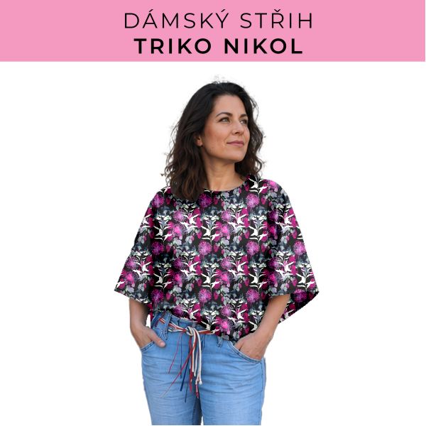 Dámský střih -  triko Nikol