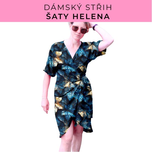 Dámský střih na šaty  Helena