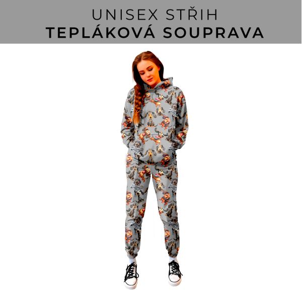 DÁMSKÝ střih - SET mikina a tepláky 