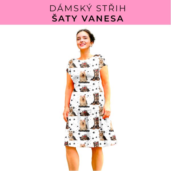 Dámský střih šaty Vanesa