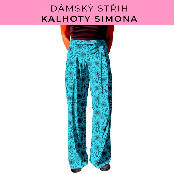 Dámský střih - kalhoty Simona