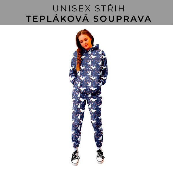 DÁMSKÝ střih - SET mikina a tepláky 