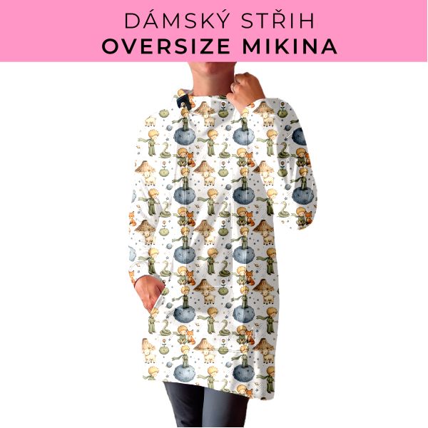 DÁMSKÝ střih - Oversize mikina