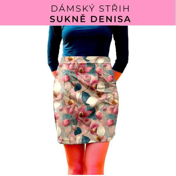Dámský střih - Dámská sukně Denisa