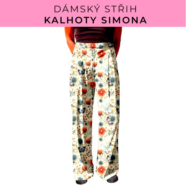 Dámský střih - kalhoty Simona