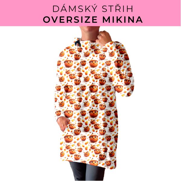 DÁMSKÝ střih - Oversize mikina