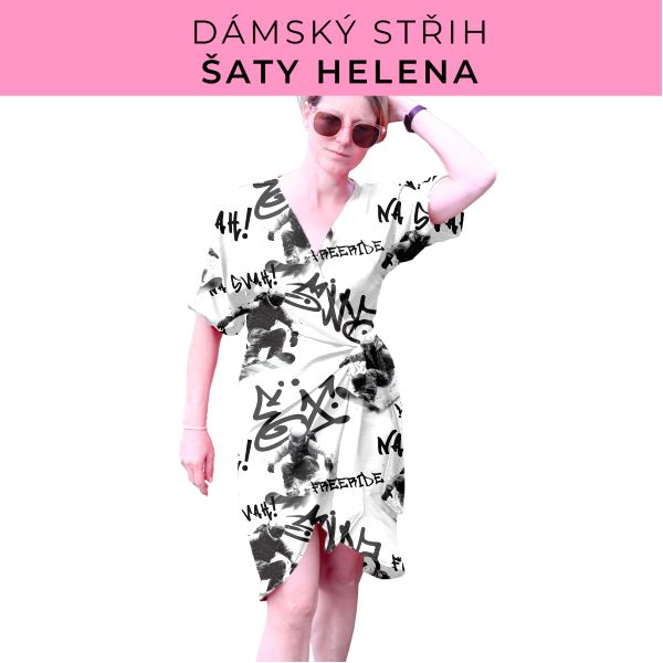 Dámský střih na šaty  Helena