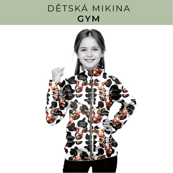 Dětská střih - mikina GYM