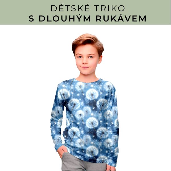 DĚTSKÝ střih - triko dlouhý rukáv