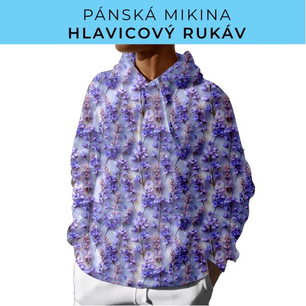 PÁNSKÝ střih - mikina s kapucí