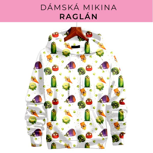 DÁMSKÝ střih - mikina raglán