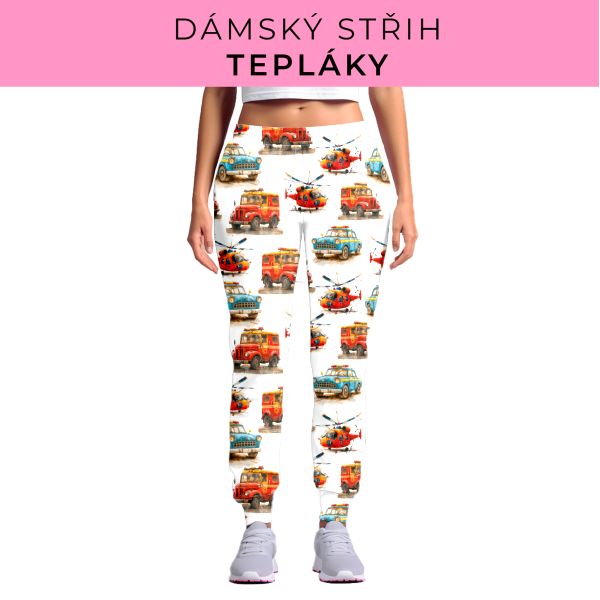 DÁMSKÝ střih - tepláky