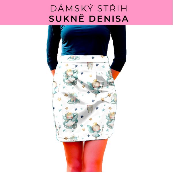 Dámský střih - Dámská sukně Denisa