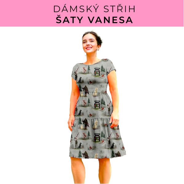 Dámský střih šaty Vanesa