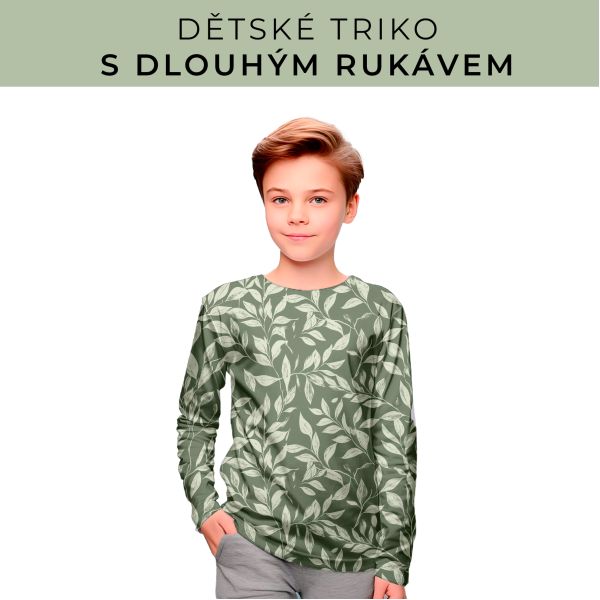 DĚTSKÝ střih - triko dlouhý rukáv
