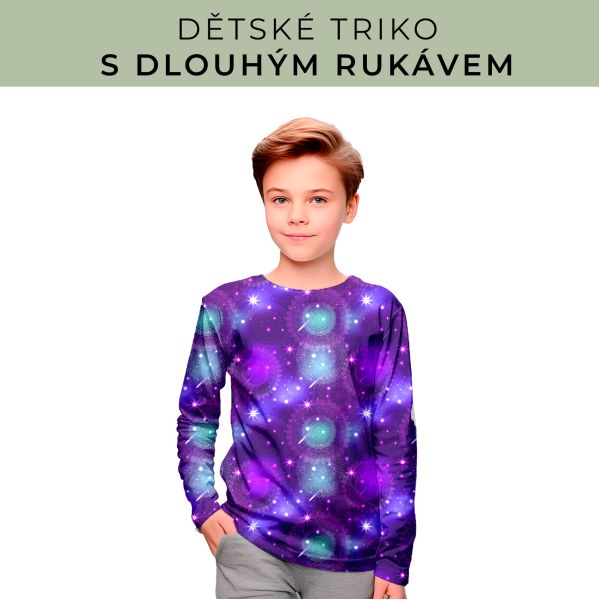 DĚTSKÝ střih - triko dlouhý rukáv