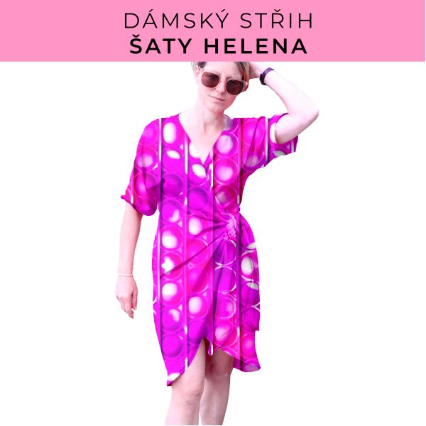 Dámský střih na šaty  Helena