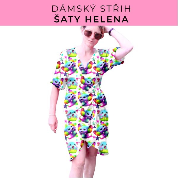 Dámský střih na šaty  Helena