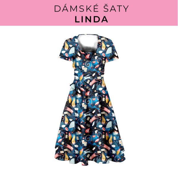 DÁMSKÝ střih - šaty Linda