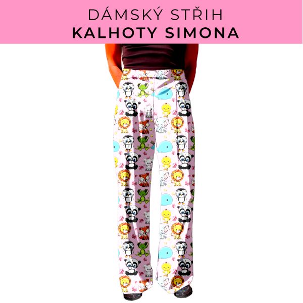 Dámský střih - kalhoty Simona