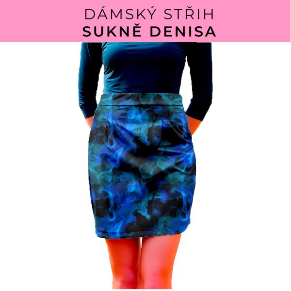 Dámský střih - Dámská sukně Denisa