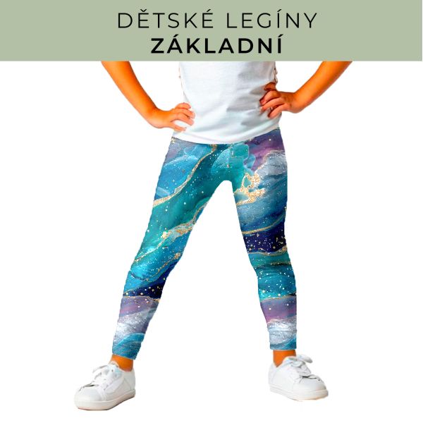 DĚTSKÝ střih - legíny základní