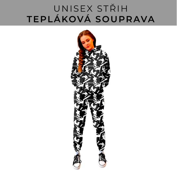 DÁMSKÝ střih - SET mikina a tepláky 