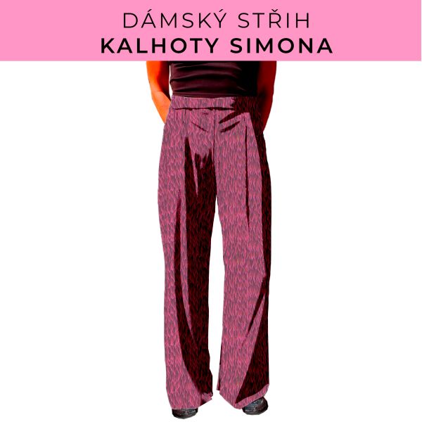 Dámský střih - kalhoty Simona