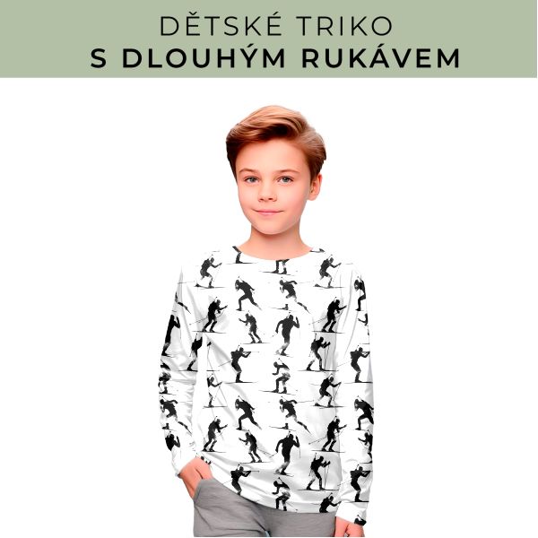 DĚTSKÝ střih - triko dlouhý rukáv
