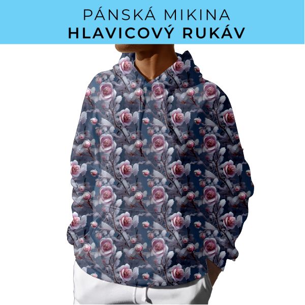 PÁNSKÝ střih - mikina s kapucí