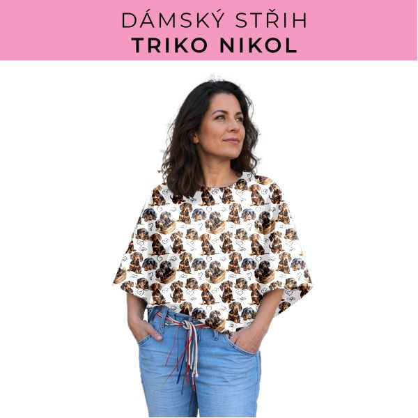 Dámský střih -  triko Nikol