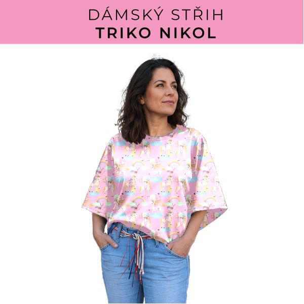 Dámský střih -  triko Nikol