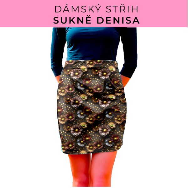 Dámský střih - Dámská sukně Denisa