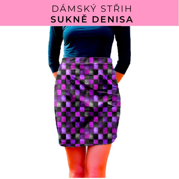 Dámský střih - Dámská sukně Denisa